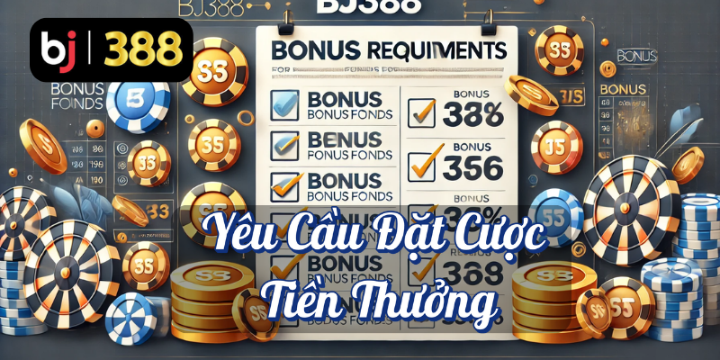 Tiếp Lực Thể Thao – Thứ Tư Tiên Phong Tại BJ388: Tận Hưởng Thưởng Nạp Lại 8% 4 Yêu cầu đặt cược tiền thưởng BJ388