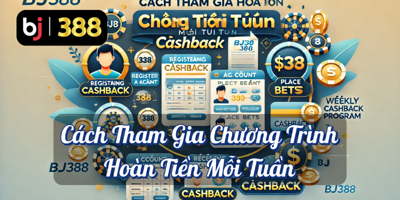 Hoàn Tiền Mỗi Tuần Tại BJ388: Cơ Hội Nhận 8% Tiền Thưởng Khi Tham Gia Slot 3 Cách tham gia chương trình hoàn tiền mỗi tuần BJ388