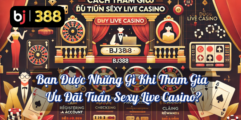 Ưu Đãi Tuần Sexy Live Casino Tại BJ388: Nhận Ngay Hoàn Tiền Lên Đến 18.000₫ 4 Bạn được những gì khi tham gia ưu đãi tuần sexy live casino BJ388