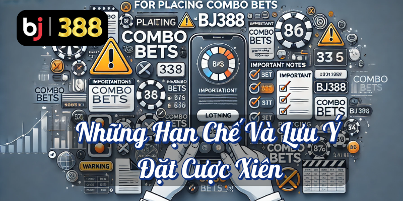 Cược Xiên Thắng Lớn Thêm Thưởng Lớn Tại BJ388! 5 Những hạn chế và lưu ý đặt cược xiên BJ388