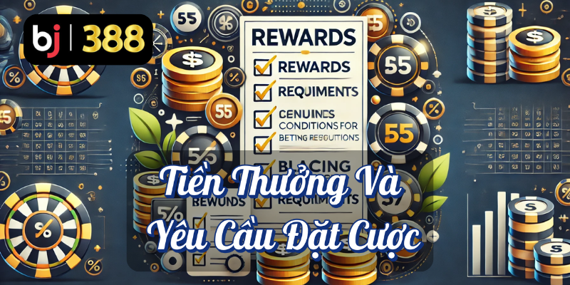 Nhân Đôi Tiền Thắng Tại Cúp C1 Cùng BJ388 4 Tiền thưởng và yêu cầu đặt cược BJ388