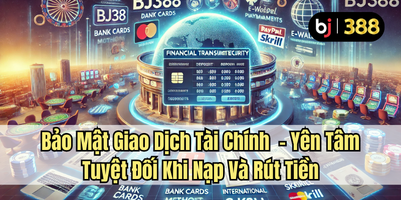 An Toàn Và Bảo Mật Khi Chơi Tại BJ388 – Sự Yên Tâm Tuyệt Đối 3 Bảo mật giao dịch tài chính yên tâm tuyệt đối khi nạp và rút tiền