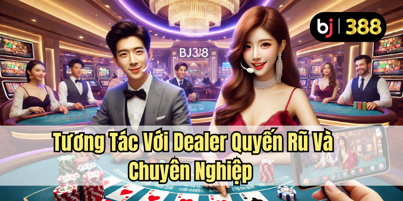 Trải Nghiệm Casino Live Đỉnh Cao Tại BJ388 – Lựa Chọn Hàng Đầu Cho Anh Em Yêu Thích Cá Cược Trực Tuyến 4 Tương tác với dealer quyến rũ và chuyên nghiệp