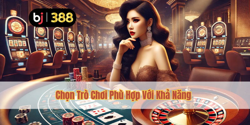 Kinh Nghiệm Chơi BJ388 Casino Dành Cho Người Mới 3 Chọn Trò Chơi Phù Hợp Với Khả Năng
