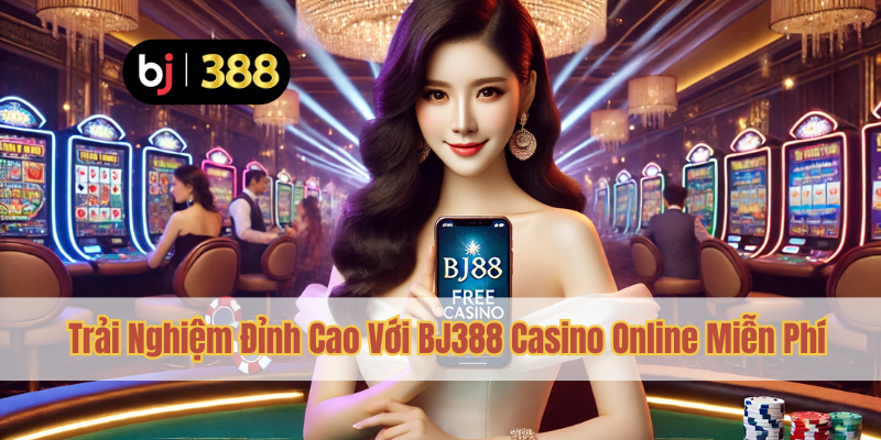 BJ388 Casino Miễn Phí – Chơi Ngay Không Cần Nạp Tiền 4 Trải Nghiệm Đỉnh Cao Với BJ388 Casino Online Miễn Phí